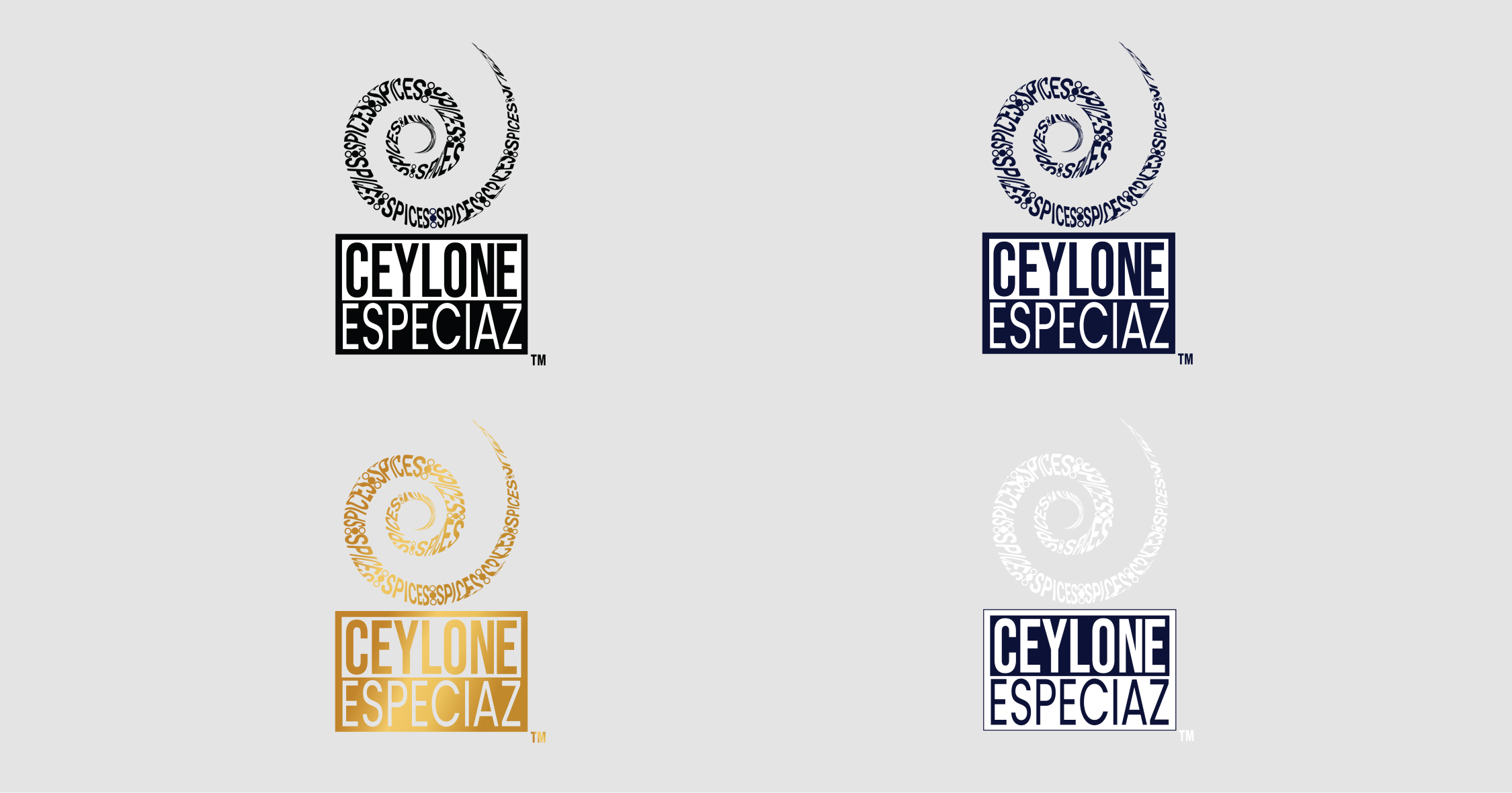 CeylonEspecias Logo Variations